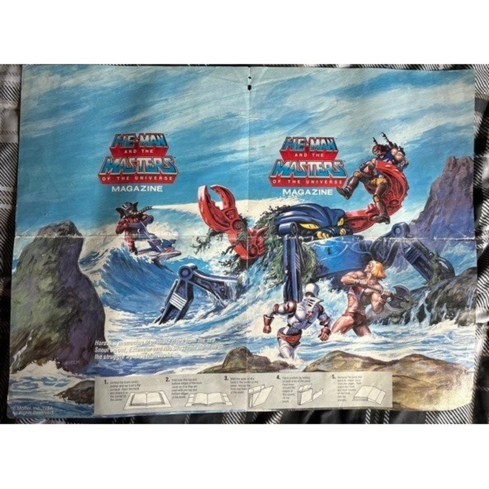 Vintage 1986 He-Man Masters of the Universe Magazine Comic Earl Norem Art MOTU